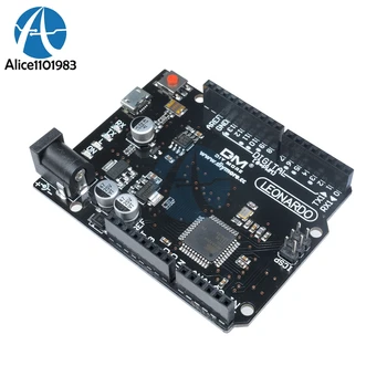 ATMEGA32U4 ATMEGA32U4-AU Leonardo R3 Modul De Dezvoltare Arduino Bord Pro Micro USB 3.3 V, 5V 16MHZ PWM Canal IO Port Cablu