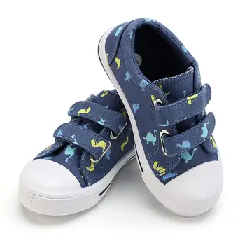 KushyShoo Pantofi pentru Copii Dinozaur Desene animate Imprimate Dublu Cârlig & Bucla de Adidași pentru Copii, Fată, Băiat, Copil Adidași Pantofi de Panza