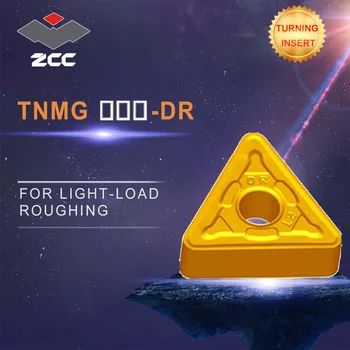 ZCC cnc insertii 10buc/lot TNMG160408 TNMG 160412 DR strung instrumente de tăiere acoperită carbură cimentat de cotitură insertii de otel finisare