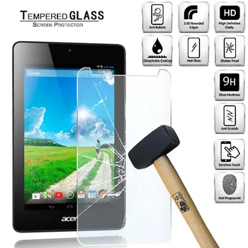 Tableta Temperat Pahar Ecran Protector de Acoperire pentru Acer Iconia One 7 B1-730 HD 9H Temperat Pahar Ecran Protector de Film