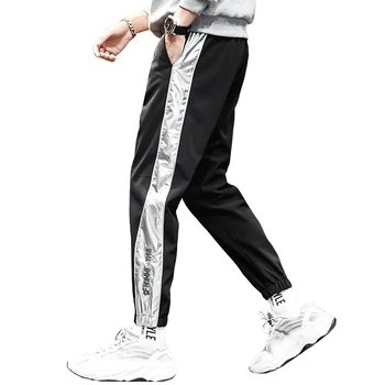 2021 Brand Sweatpants Mens Îmbrăcăminte Jogging Pantaloni Plus Dimensiune Moda Harajuku Homme Liber Casual Stil Coreean Haine Negre