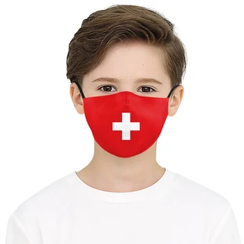 Reutilizabile Adult Elveția Gura Masca CHE Steagul Țării Măști Femei Bărbați Mască de Față Anti-praf, Filtru Masca pentru Copii Masca de Protectie