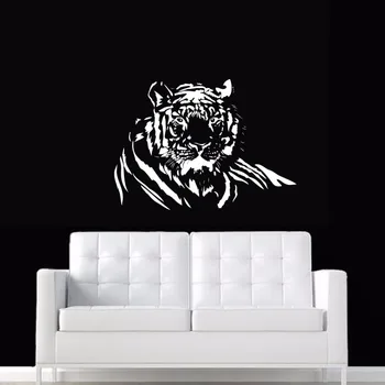 Tiger Perete Autocolant Decal Postere Vinil Arta De Perete Decalcomanii De Decal Decor Mural Animal Sălbatic Autocolant Tigru Autocolant Auto