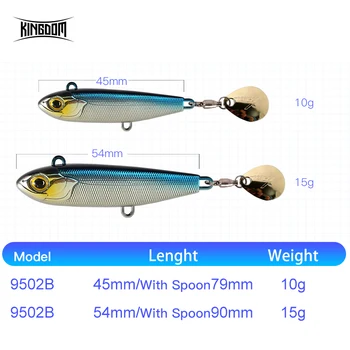 Regatul 2019 Fierbinte VIB Momeli de Pescuit de Înaltă Calitate Crankbaits 45mm/10g 54mm/15g Artificiale Greu Momeală Bună Acțiune de Pescuit Momeli