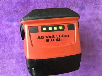 HILTI baterie cu litiu. HILTI36V 6.0 Ah baterie cu litiu. Aplicabile la noi TE30-A36 ciocan electric. (Folosit produse)
