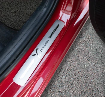 Mașini de Oțel Inoxidabil Pragului de Ușă pedala de Uzură Placa pentru Chrysler LANCIA Ypsilon 4buc
