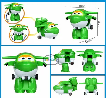 Super-Mini Aripi de Avion Robot Mira Paul Bello jucarii pentru copii Figurine Super Aripa Transformare Animație pentru Copii Cadouri