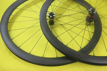 700C 50mm carbon drum disc decisiv roți de bicicletă U forma 25mm wide cyclocross osiei montate D411SB D412SB 6 bolt sau center lock