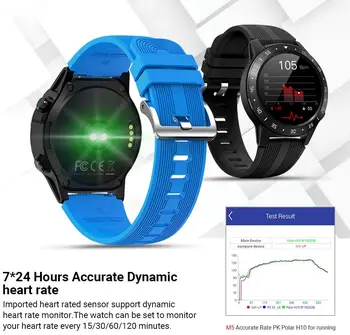 Ceas inteligent GPS, Barometru/Altimetru/Busola Touchscreen Rata de Inima Fitness Tracker Telefon Bluetooth Smartwatch pentru Bărbat Femeie