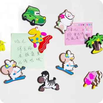 Vanzlfie Creative drăguț animal magneți de frigider copii desene animate magnet post silicon magnet bord decorative magnet
