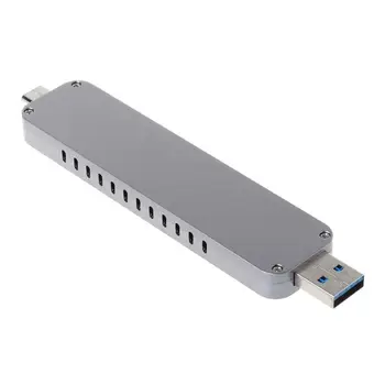 NVMe M. 2 Cabina NVMe SSD la USB 3.1 de Tip C si Tip-Un Adaptor Convertor pentru M. 2 PCI-e (Tasta M) SSD