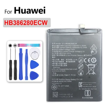 3200mAh Noi HB386280ECW Acumulator Pentru Huawei P10 VTR-L09 VTR-L29 / Onoare 9 Honor9 STF-L09 STF L09 STF-AL10 Baterii de Telefon