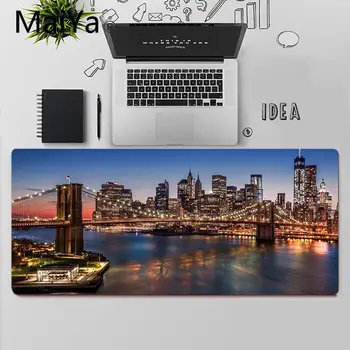 Maiya de Calitate Superioară New York City Cauciuc Calculator PC Gaming mousepad Transport Gratuit Mari Mouse Pad Tastaturi Mat