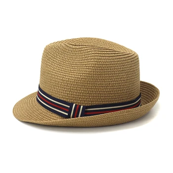 FS 2020 Noua Moda Manopera Femei Pălării de Vară Protectie UV Plaja Paie Pălărie de Soare pe Plajă Pălărie Trilby Bărbați Panama Gangster Capac