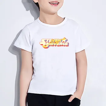Universul Caracter de Imprimare tricouri Copii Vara Fete si Baieti tricou Maneca Scurta pentru Copii Desene animate Steven T-shirt Amuzante Haine pentru Copii