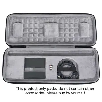 Greu EVA Caz de Stocare Portabil Sac de Călătorie care Transportă Caseta de Protecție pentru Logitech Ambarcațiuni Avansate Wireless Keyboard Accesorii