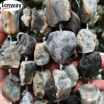 Prime naturale piatra blocky margele de cristal 20-30mm 15.5 inci DIY Bijuterii de luare colier pings en-gros ICNWAY