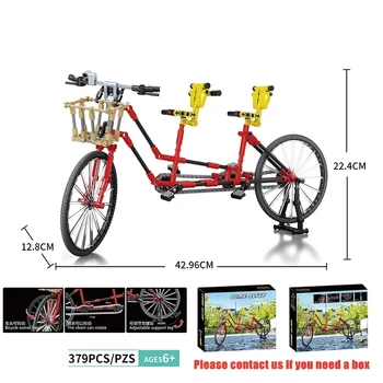 1:10 Clasic Retro Nostalgie Ricșa De Curse De Biciclete Model De Bicicleta Blocuri De Constructii Pentru Copii Jucarii Pentru Copii De Învățământ Adulst Cadou