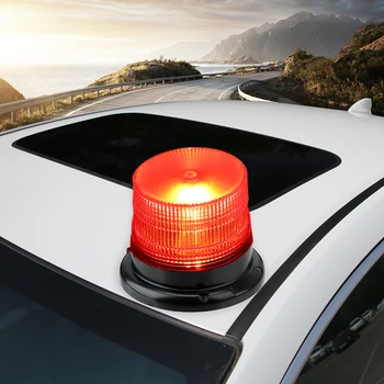 LED-uri Auto de Avertizare Lumina Strobe de Urgență a Poliției de Rotație Lampi Laterale Semnalizare Magnetice Marine Nava Camion Accesorii Rulote 12-80V