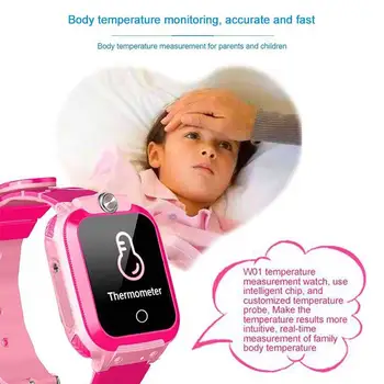 Q12 Copii Ceas Inteligent SOS de Telefon Ceas Smartwatch Pentru Copii Cu Cartela Sim Foto rezistent la apa IP67 Copii Cadouri Pentru IOS Android