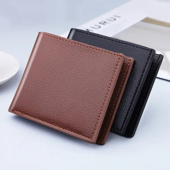 CARTELO 2020 nouă bărbați scurt portofel de afaceri bilet portofel portofel de culoare solidă portofel ultra-subțire pentru bărbați de portofel