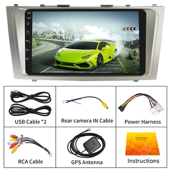 Camecho 2 din Android 8.1 Auto Multimedia Player 2.5 D Ecran Tactil Masina Stereo auto Navigație GPS Wifi autoradio Pentru Toyota Camry