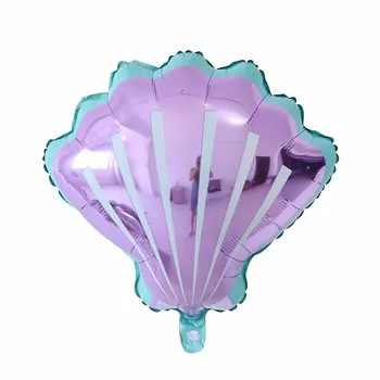 50pcs Nou Roz violet baby shower fata de nunta, baloane cu aer hawaii shell baloane folie Sirena la petrecerea de ziua decor mare Jucărie