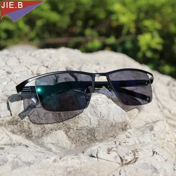 Moda de Tranziție ochelari de Soare Fotocromatică Progresivă Ochelari de Citit Bărbați Multifocale Puncte pentru Cititor în Apropiere de Far vedere dioptrii