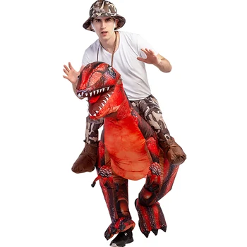 Velociraptor, T-REX Mascota Costum Gonflabil Pentru Adult Anime Cosplay Dinozaur Animal Cadou de Ziua de nastere Pentru BARBATI FEMEI Partid Cosplay