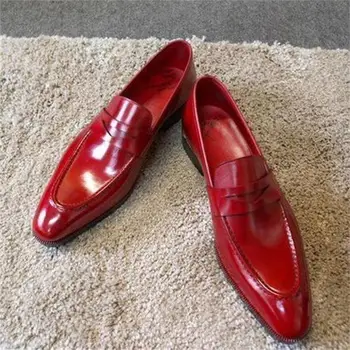Pantofi barbati Nou pentru 2020 Bărbați de Înaltă Calitate din Piele Pu de Siguranță de Pantofi de Moda de sex Masculin Vinage Classic Loafer Pantofi Soulier Homme HC737