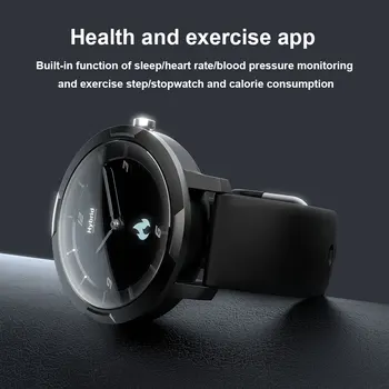 Bluetooth Smartwatch IP68 rezistent la apa de ritm Cardiac în timp Real Vreme Măsuri de urmărire Inteligent ceas barbati pentru android și ios