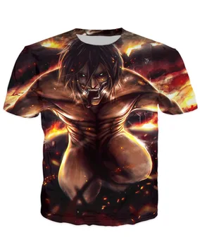 YOUTHUP 2020 Nouă Bărbați Tricou Atac pe Titan Sus Teuri de Moda pentru Bărbați t-shirt Design Unic 3d tricouri Rival Cosplay Tricouri