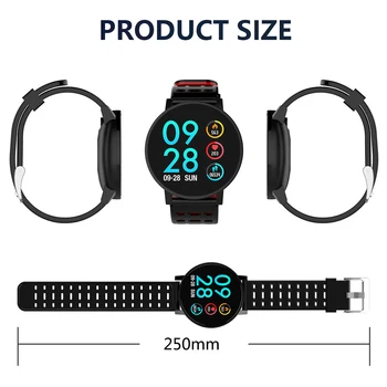 T3 fitness ceasuri de 1.3 inch IPS ecrane Bluetooth 4.0 informații împinge pentru Android inteligent brățară cu măsurarea presiunii