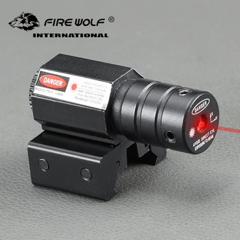 LUPUL de FOC Mini tactici 635-655nm Red Dot Vedere cu Laser pușcă Pentru Pistol Regla 11mm&20mm Picatinny Feroviar Laser Pointer