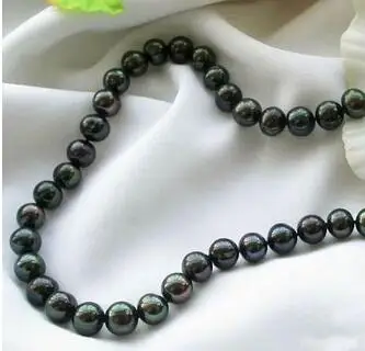 Perle bijuterii Magazin Imens de 9-10mm Culoare Negru de apă Dulce Pearl Colier Femei Fermecătoare Ziua
