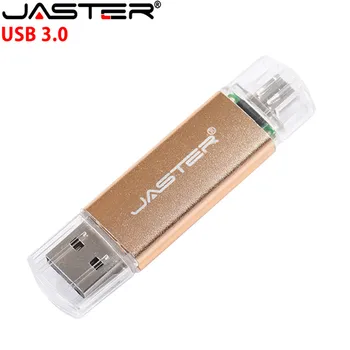 JASTER OTG usb 3.0 32gb flash drive usb 3.0 64gb pen drive 16gb memoria cel stick usb pendrive pentru samsung mobile