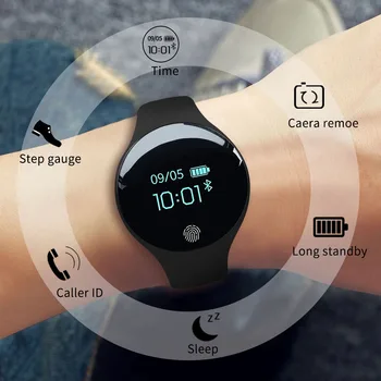 SANDA Bluetooth Smart Watch pentru IOS Android Bărbați și Femei Sport Inteligent Ceas Pedometru Fitness Brățară Ceas Digital