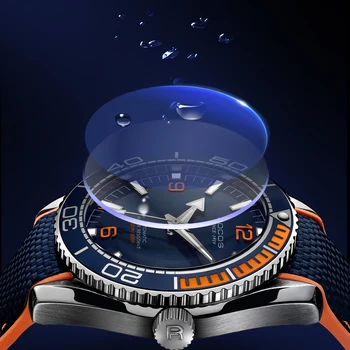 ROCOS Oameni Profesionale Înot Ceas Diver rezistent la apa 10ATM mecanism Automatic Ceas de mână de Moda Creative Ceas Sport R0146