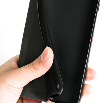 Piele Caz de Telefon Pentru Microsoft Lumia 950 XL Flip Book case Pentru Microsoft Lumia 950 XL Caz de Afaceri Silicon Moale Capacul din Spate