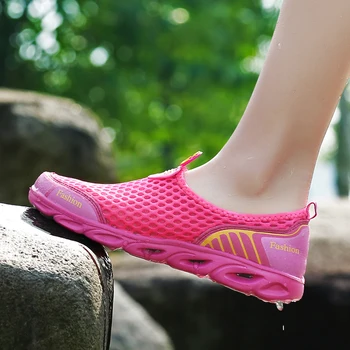 MAISMODA Vara Barbati/Femei Respirabil Lumina Greutate ochiurilor de Plasă Adidasi Sănătos Pantofi de Mers pe jos în aer liber Antialunecare Sport Pantofi sport 36-45
