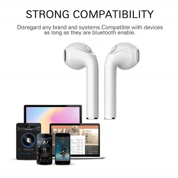 I7s TWS 5.0 Wireless Bluetooth pentru Căști pentru HP Slate 7 Beats HSTHN-K12C Tableta Căști Muzica Earbud de Încărcare Cutie