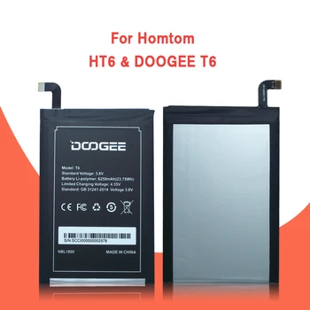 Homtom HT6 Baterie 6250mAh Nou de schimb accesorii acumulatori Pentru DOOGEE T6 & Homtom HT6 Telefon Mobil