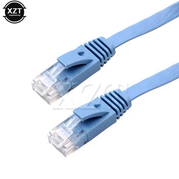 1 BUC 15M de Înaltă Calitate Pentru Router Modem DSL 50 de metri CAT6 Plat UTP Cablu de Rețea Ethernet RJ45 Patch-uri LAN prin Cablu