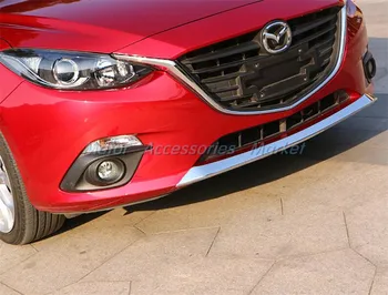 Noi Crom Capota Fata Inferioară a Barei de protecție Capac Ornamental pentru Mazda 3 M3 Axela 2016 Sedan Hatchback