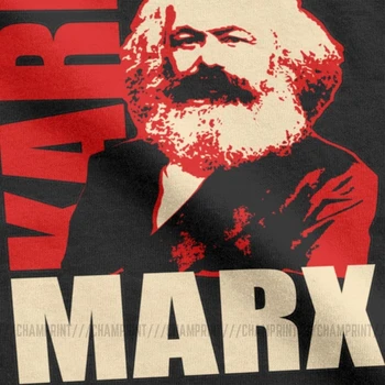 Karl Marx Socialist Barbati Tricouri Haioase din Bumbac Tricouri Maneca Scurta Comunismul Tricouri Crewneck Topuri 4XL 5XL