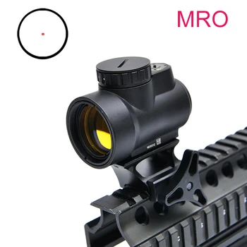 NOI Stoc Trijicon MRO Holografic Red Dot Vedere domeniul de Aplicare de Vânătoare Riflescope Iluminate Sniper Potrivite pentru Tactice de Aplicare Pușcă Caza