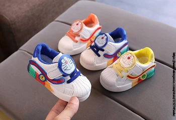 Copii Fete Doraemon Adidasi Copii desene animate Pantofi Sport Baieti PU Casual, Cizme de Cauciuc Plat sport pantofi de copil 15-25 EUR