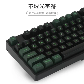159 chei/set Domikey semiconductoare negru verde taste pentru MX comuta tastatură mecanică ABS dublu-shot cheie cap SA de profil