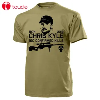 2019 Nou Tricou Rece Chris Kyle American Sniper Seal Ne Irak Texas Erou 160 Ucide Armata Craniu Funny T-Shirt, Hanorace