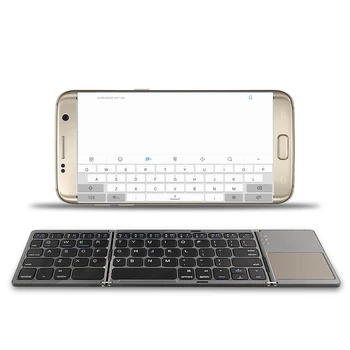 HUWEI Mini Pliabil Bluetooth Tastatură cu Touchpad-ul Pentru OPPO A1K Realme Reno 2 Z 2Z 2F X2 5 Pro X C2 A9 A5 A11X XT caz de Telefon